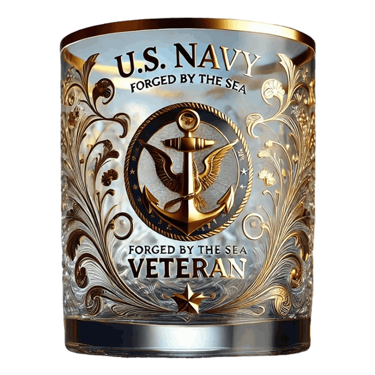 Sheremart Veteran Tribute Glass