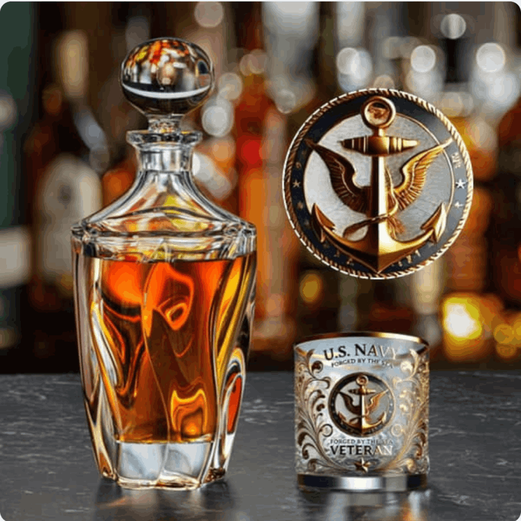 Sheremart Veteran Tribute Glass